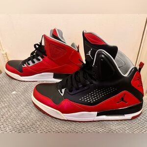 Size 12- Jordan SC-3 Black Red